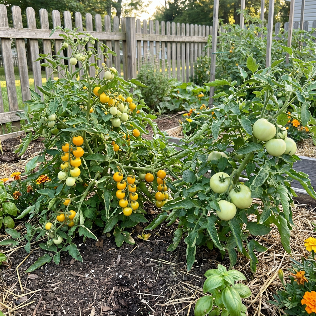 Yellow and Light Green Tomato Seeds for Vibrant Planting