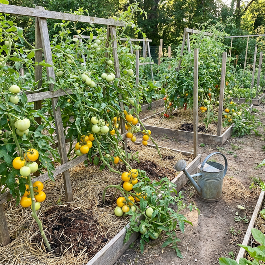 Yellow and Light Green Tomato Seeds for Vibrant Planting