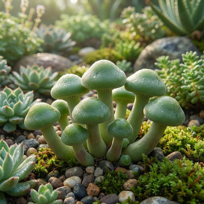 Green Mushroom Vegetable Seeds - Grow Nutritious Green Mushrooms for Unique and Tasty Harvest