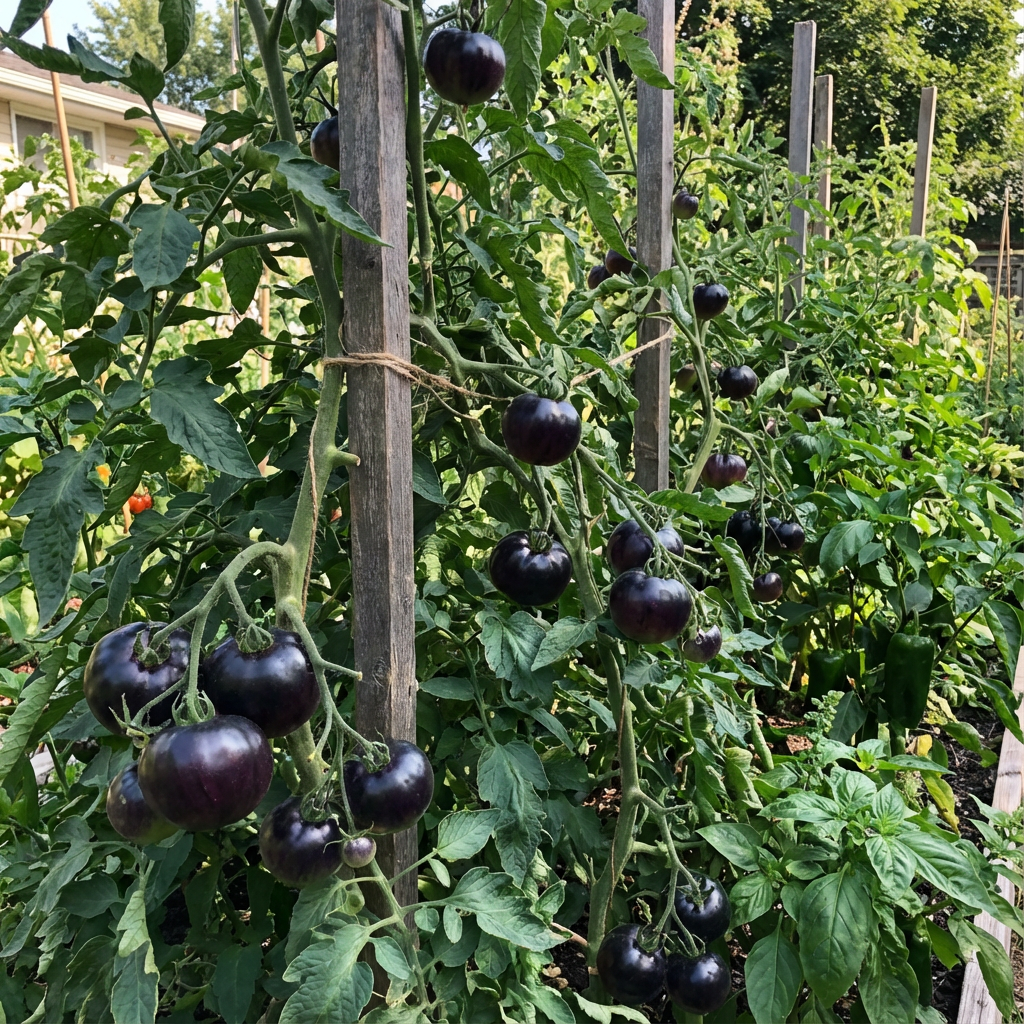 Big Huge Black Tomato Seeds for Planting | Heirloom Tomato Garden Seeds