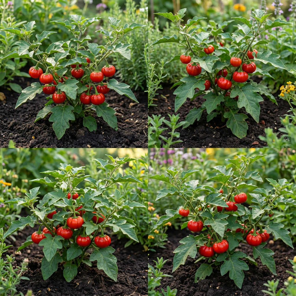 Red Solanum Integrifolium Vegetable Seeds for Easy Planting