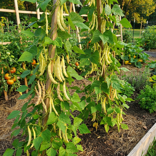 Yellow Arikara Beans Vegetable Seeds Planting