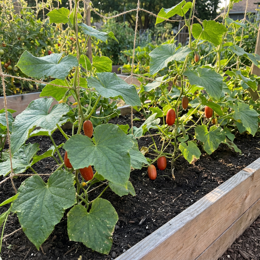 Crisp Red Cucumber Seeds for Planting