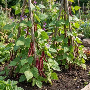 Red Pole Kidney Bean Vegetable Seeds Planting
