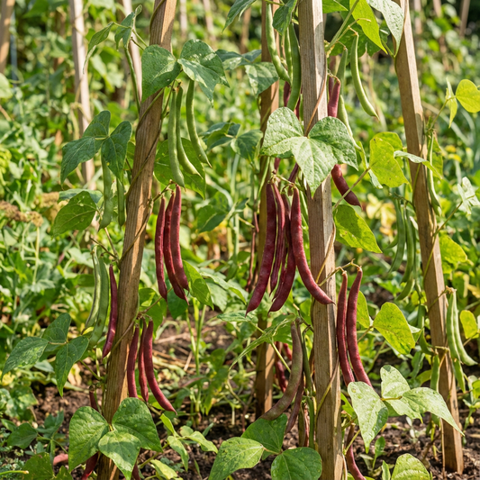 Red Pole Kidney Bean Vegetable Seeds Planting