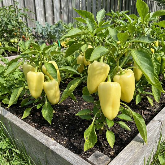 Light Yellow Bell Pepper Seeds for Planting