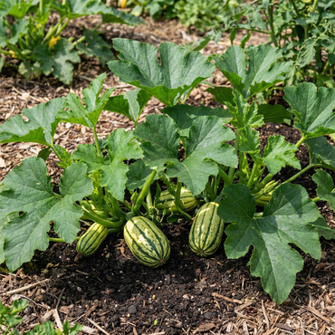 Green Bush Delicata Vegetable Seeds for Easy Planting
