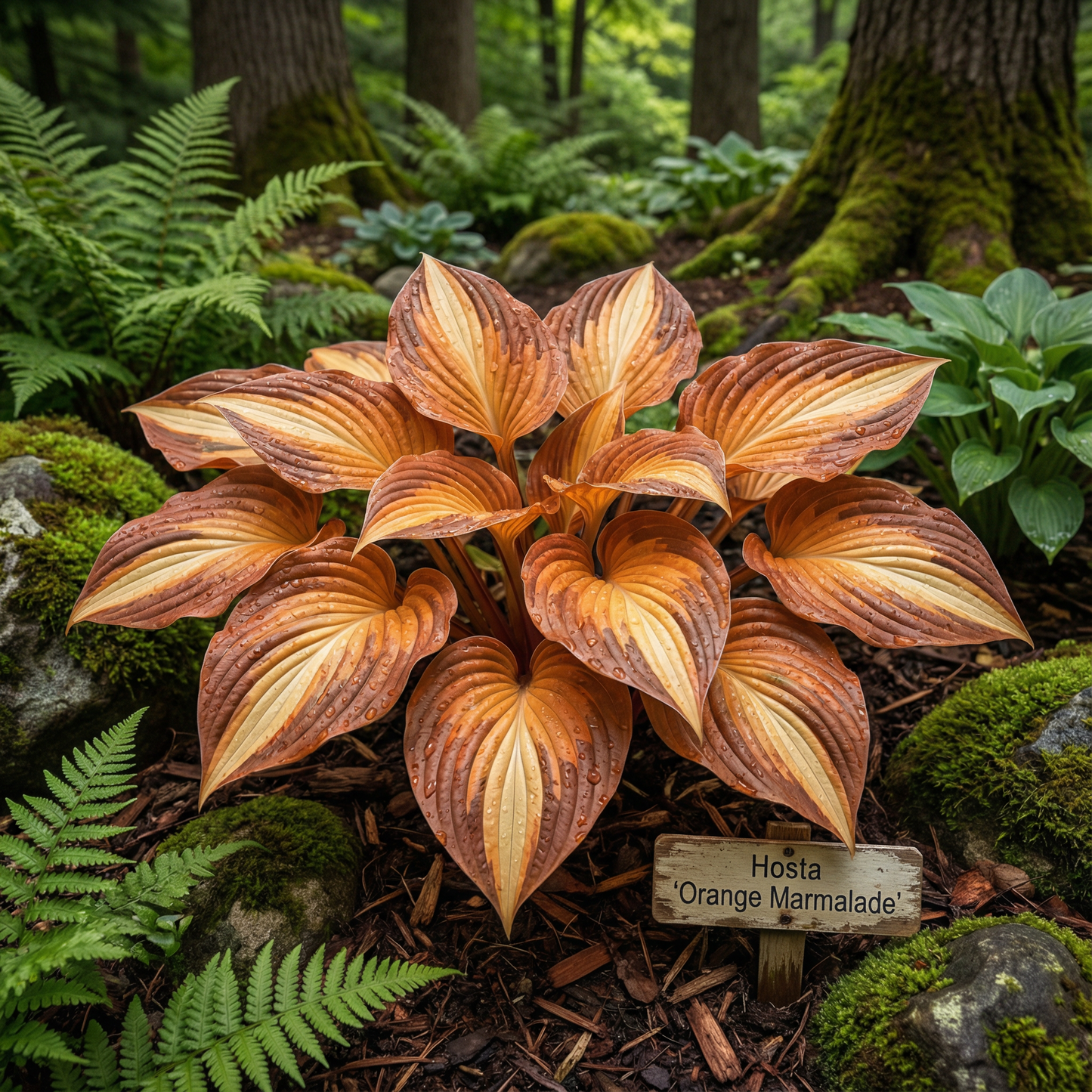 Hosta-Samen zum Pflanzen – Erbstück, Nicht-GVO, Mehrjährige Schattenpflanze, Hosta-Arten Laubsorten