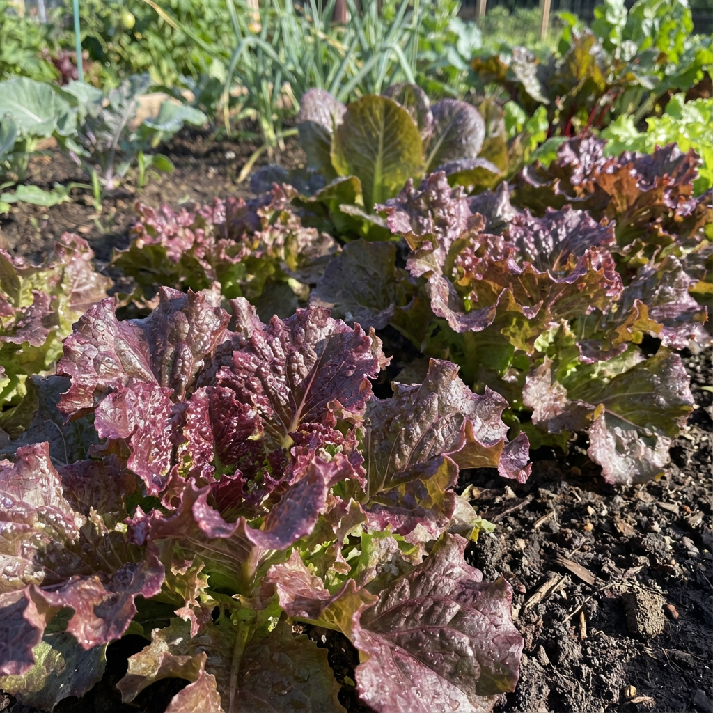 Purple Lettuce Seeds for Easy Planting
