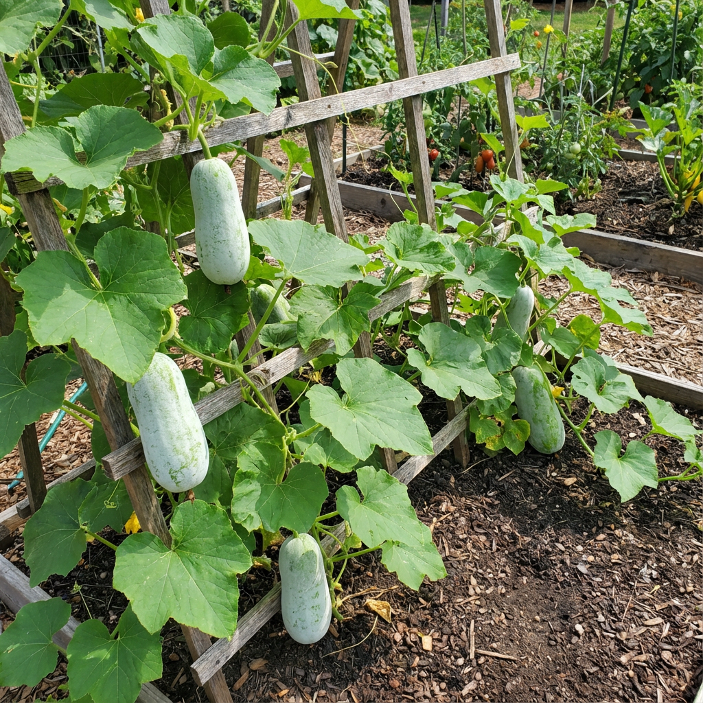 Green Wax Gourd Vegetable Seeds for Easy Planting
