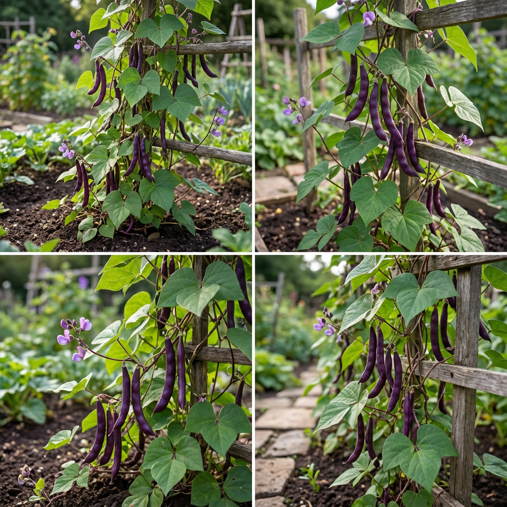 Violet Bean Seeds for Planting - Nutritious Vegetable Option