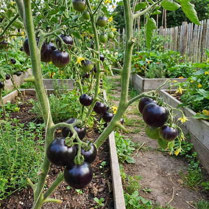 Planting Black Tomato Vegetable Seeds