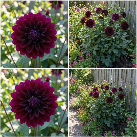 Dark Purple Dahlia Flower Seeds for Planting