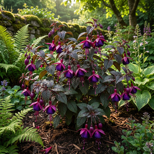 Dark Green Fuchsia Flower Seeds for Easy Planting