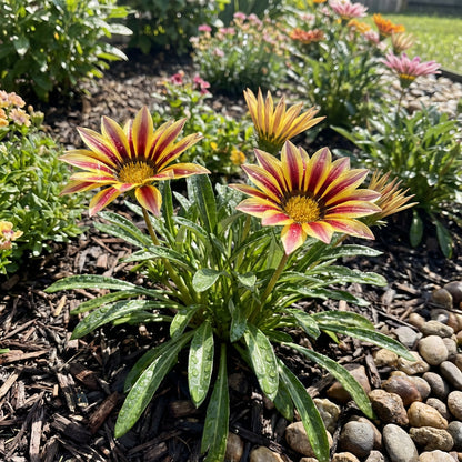 Gazania Flower Seeds - Yellow and Red for Vibrant Planting