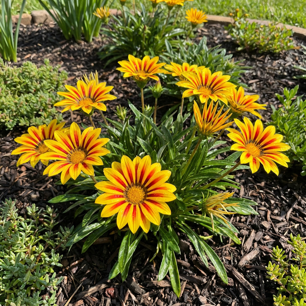 Gazania Flower Seeds - Yellow and Red for Vibrant Planting