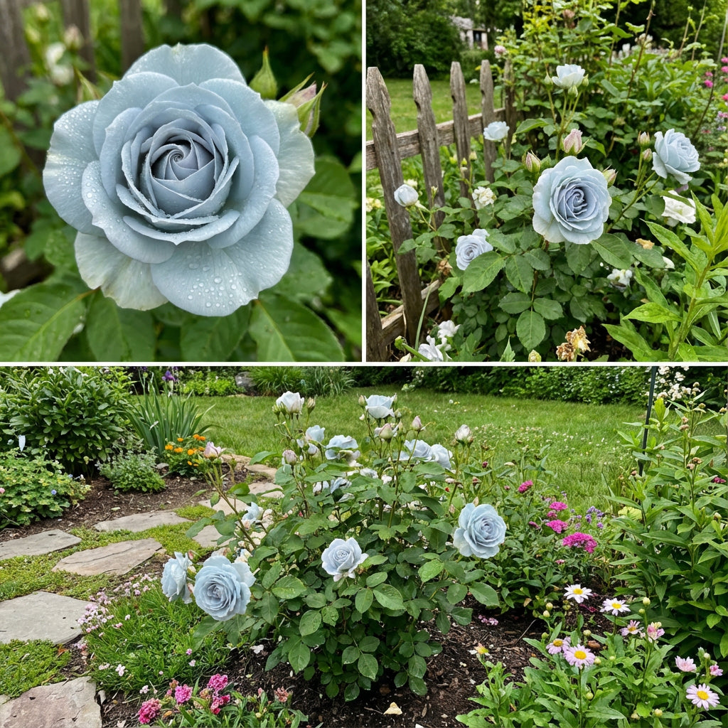 Rosensamen in Himmelblau-Grau für Ihren Garten