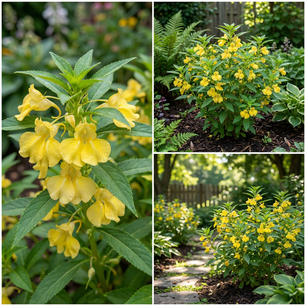 Balsam Flower Seeds - Yellow Blooms for Your Garden Planting
