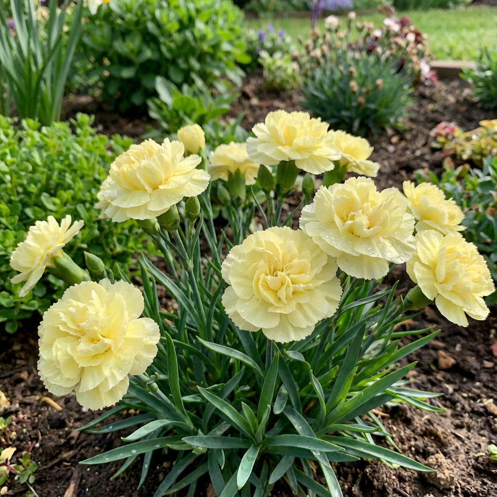 Light Yellow Carnation Flower Seeds for Easy Planting