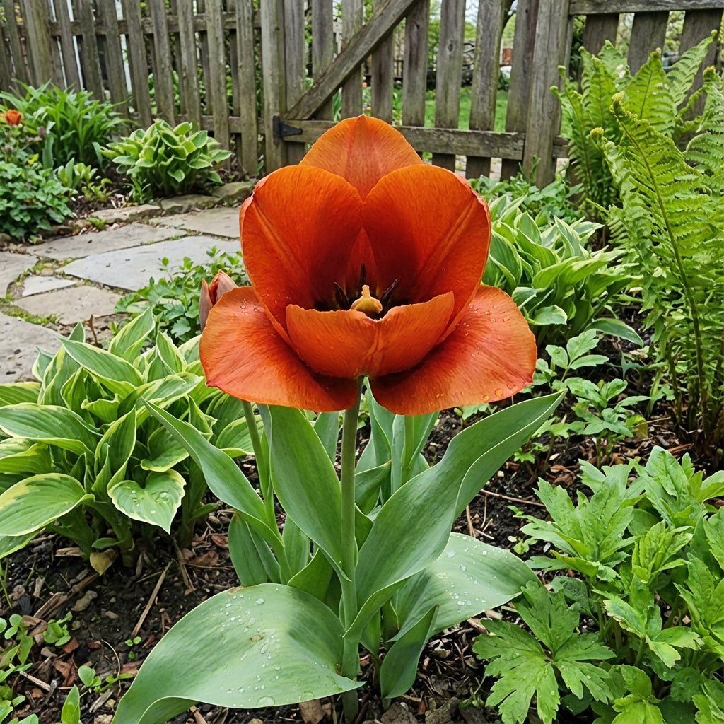 Deep Orange Tulip Seeds for Planting