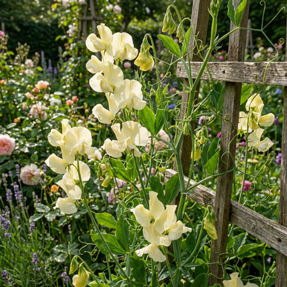 Süßer Erbsenblumensamen Pflanzung Hellgelb