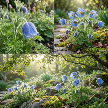 Sky Blue Anemone Pulsatilla Seeds for Planting