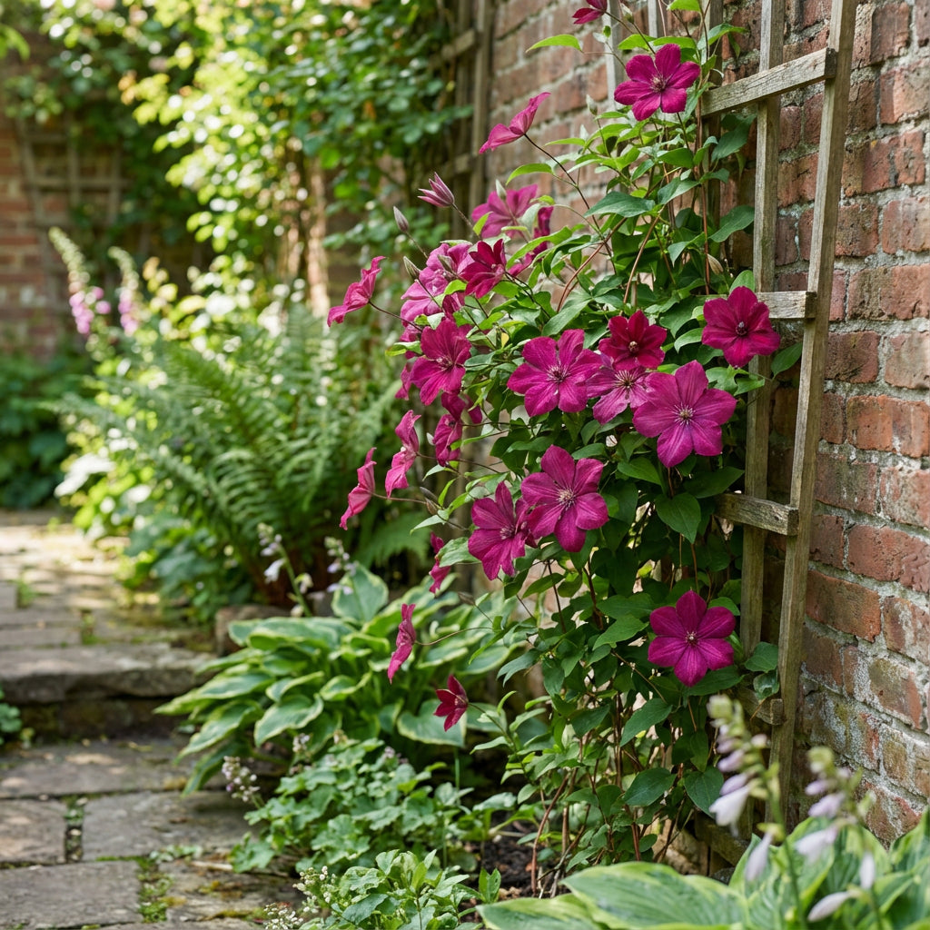 Dark Pink Clematis Flower Seeds for Easy Planting