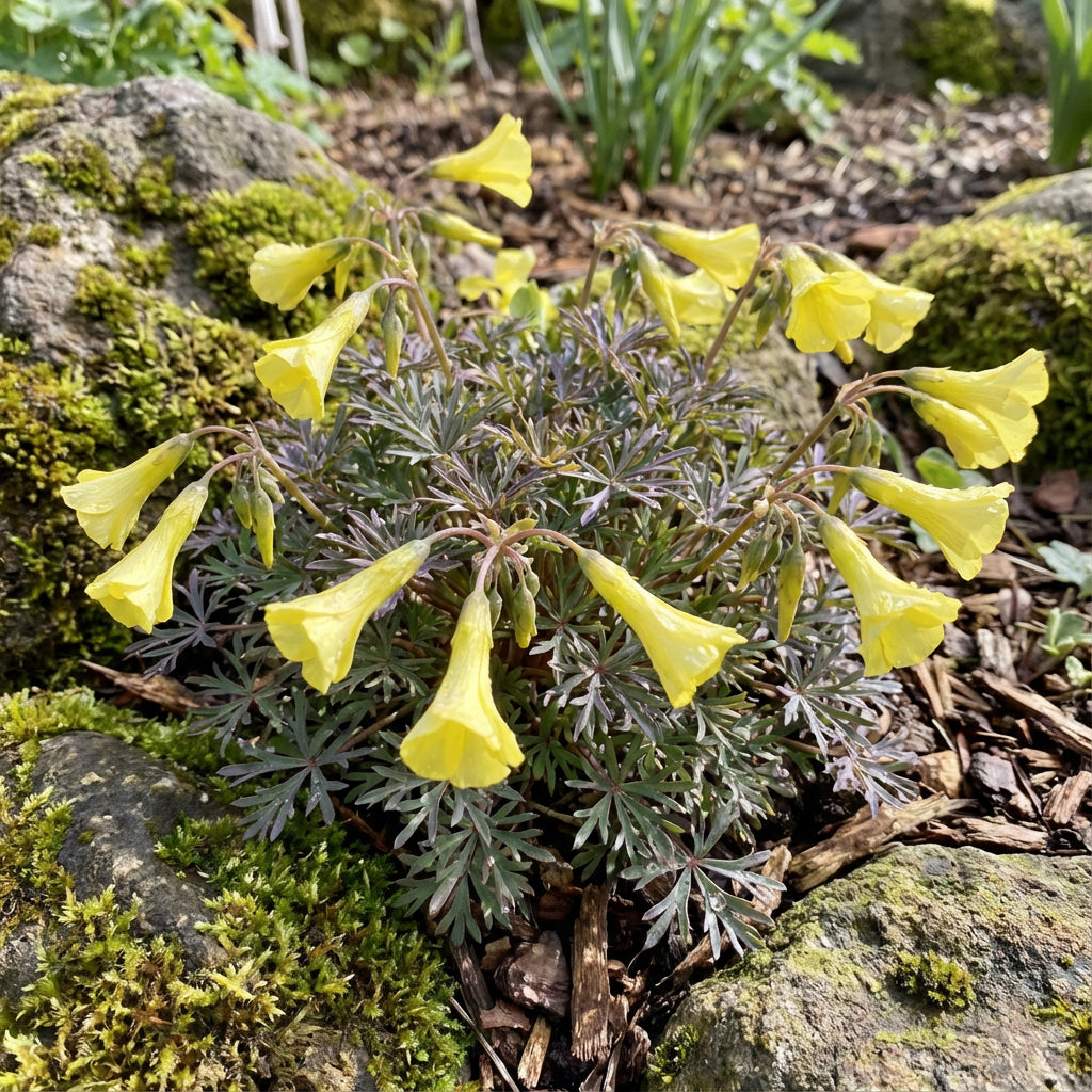 Yellow Oxalis Laciniata Flower Seeds Planting Yellow