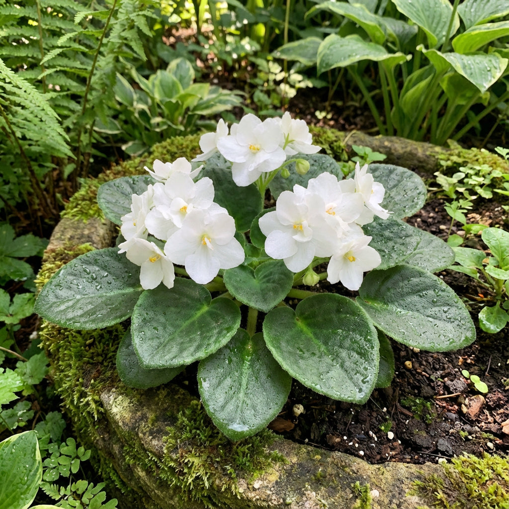 Saintpaulia-Blumensamen zum Pflanzen Weiße Veilchen