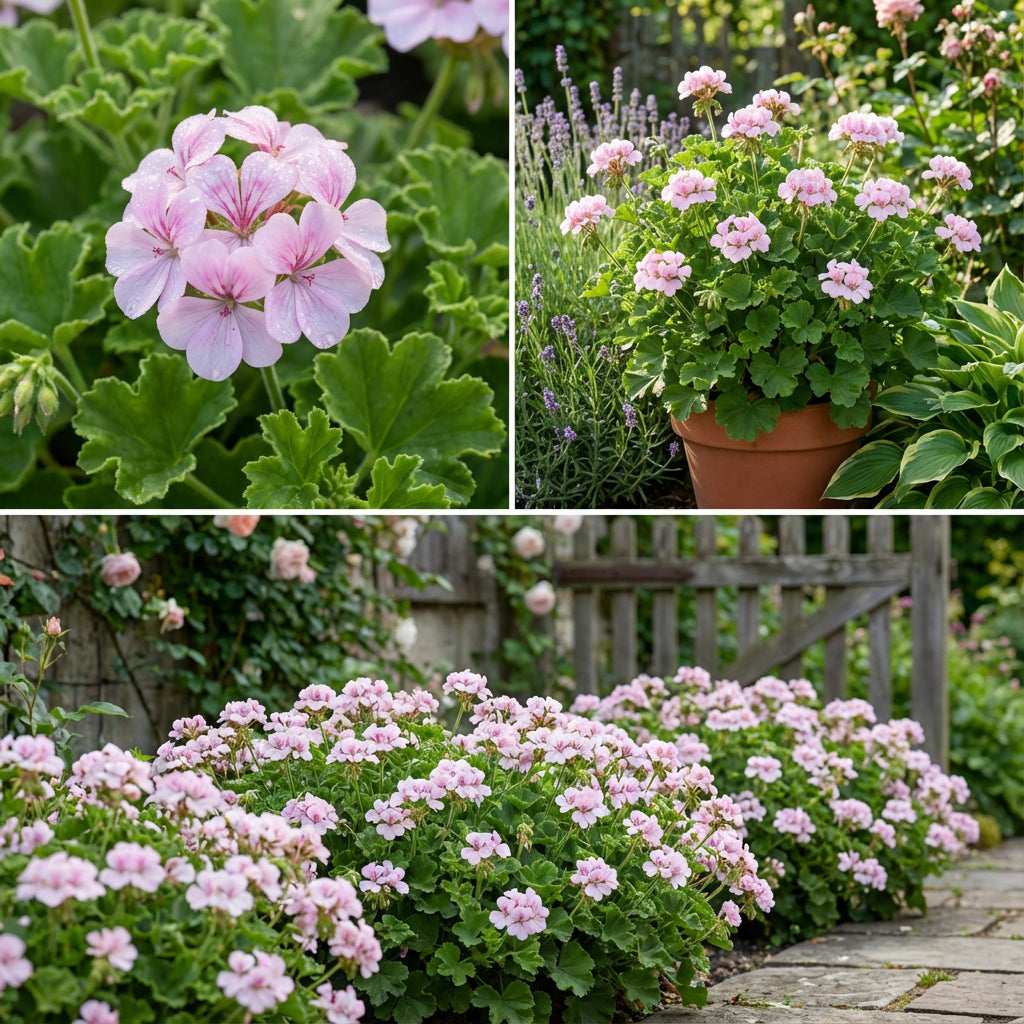 Univalve Geranium Flower Seeds for Planting Light Pink - Cultivate Beautiful Soft Light Pink Univalve Geraniums with These Seeds