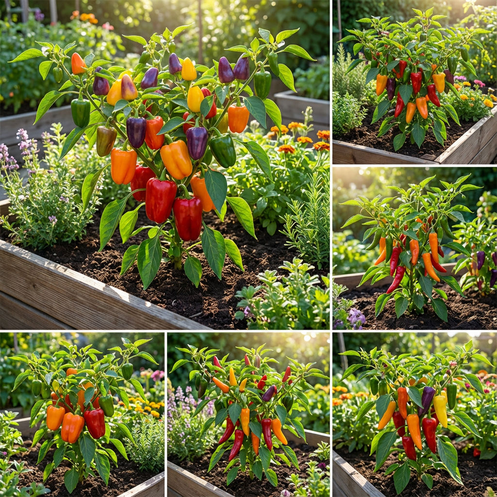 Multi-Colored Pepper Seeds for Planting
