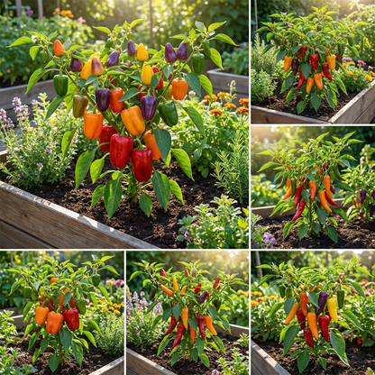 Multi-Colored Pepper Seeds for Planting