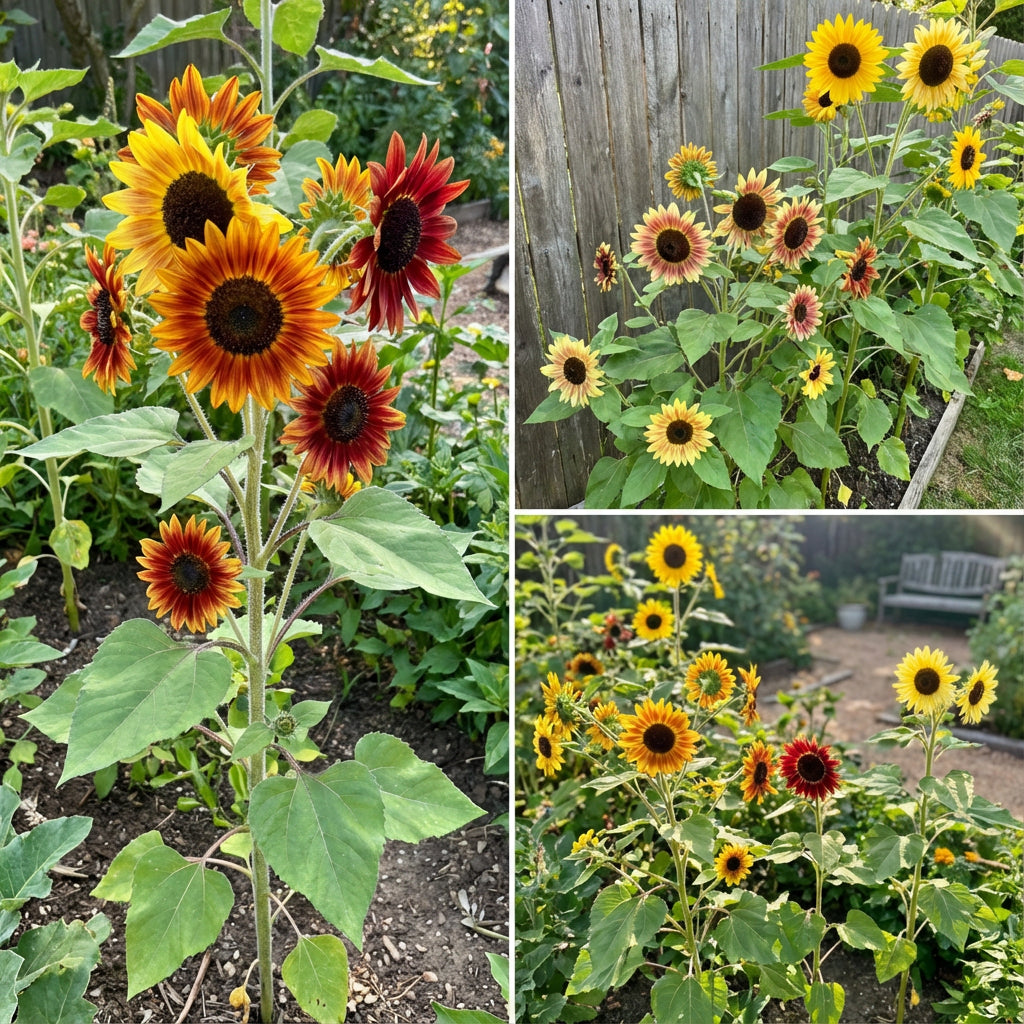 Mixed Sunflower Seeds for Planting - Brighten Your Garden with Cheerful Blooms