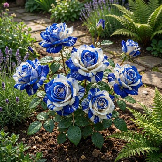 Blaue und weiße Rosensamen zum Pflanzen – Verschönern Sie Ihren Garten mit bezaubernden Rosen