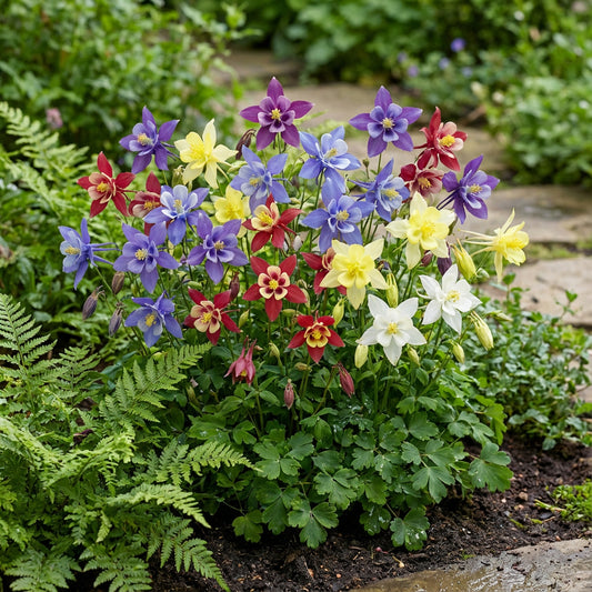 Mixed Colors Mckana's Giant Columbine Seeds for Vibrant Flower Planting