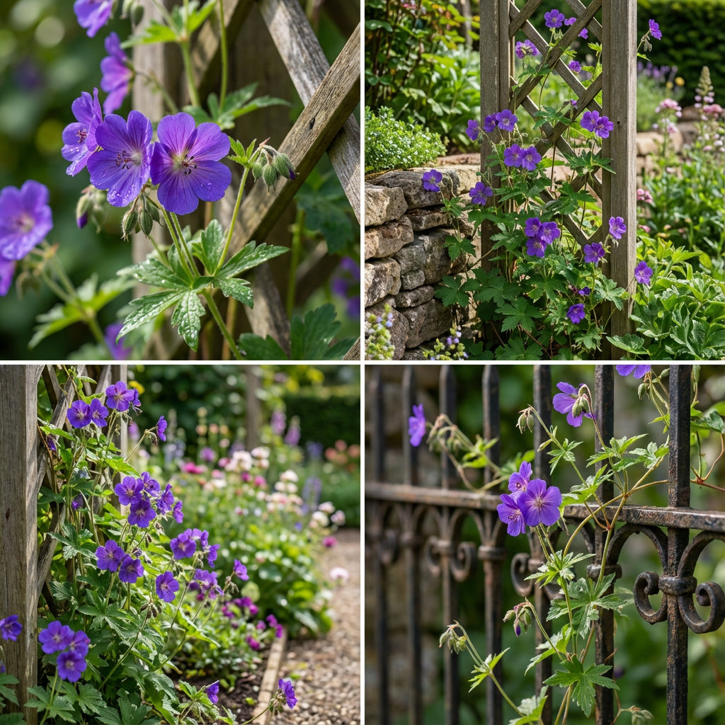 Violet Climbing Geranium Seeds - Grow Stunning Violet Blooms for Your Garden