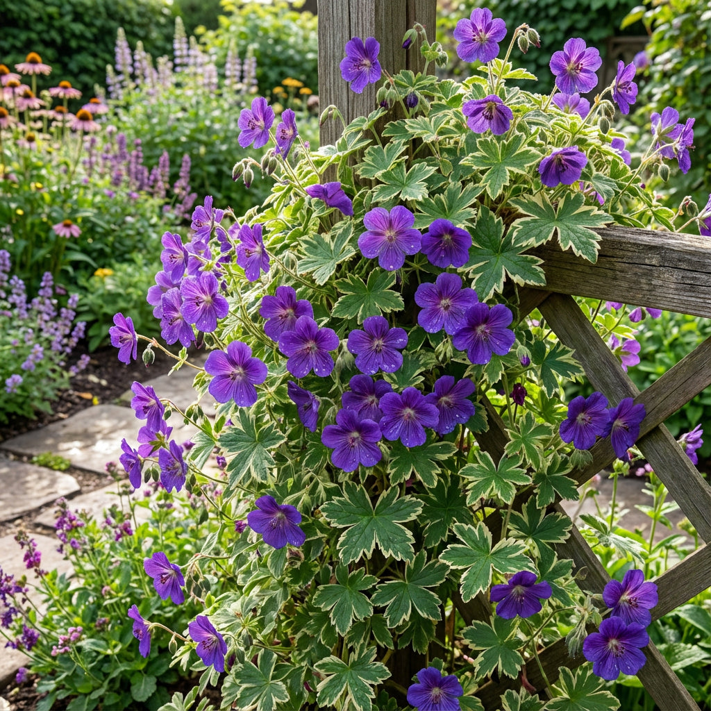 Violet Climbing Geranium Seeds - Grow Stunning Violet Blooms for Your Garden