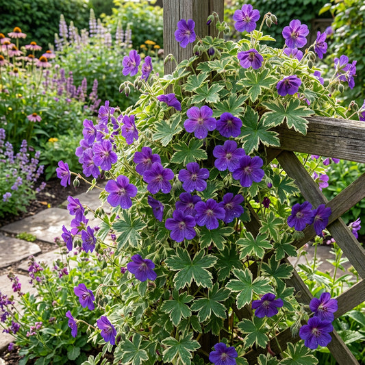 Violet Climbing Geranium Seeds - Grow Stunning Violet Blooms for Your Garden