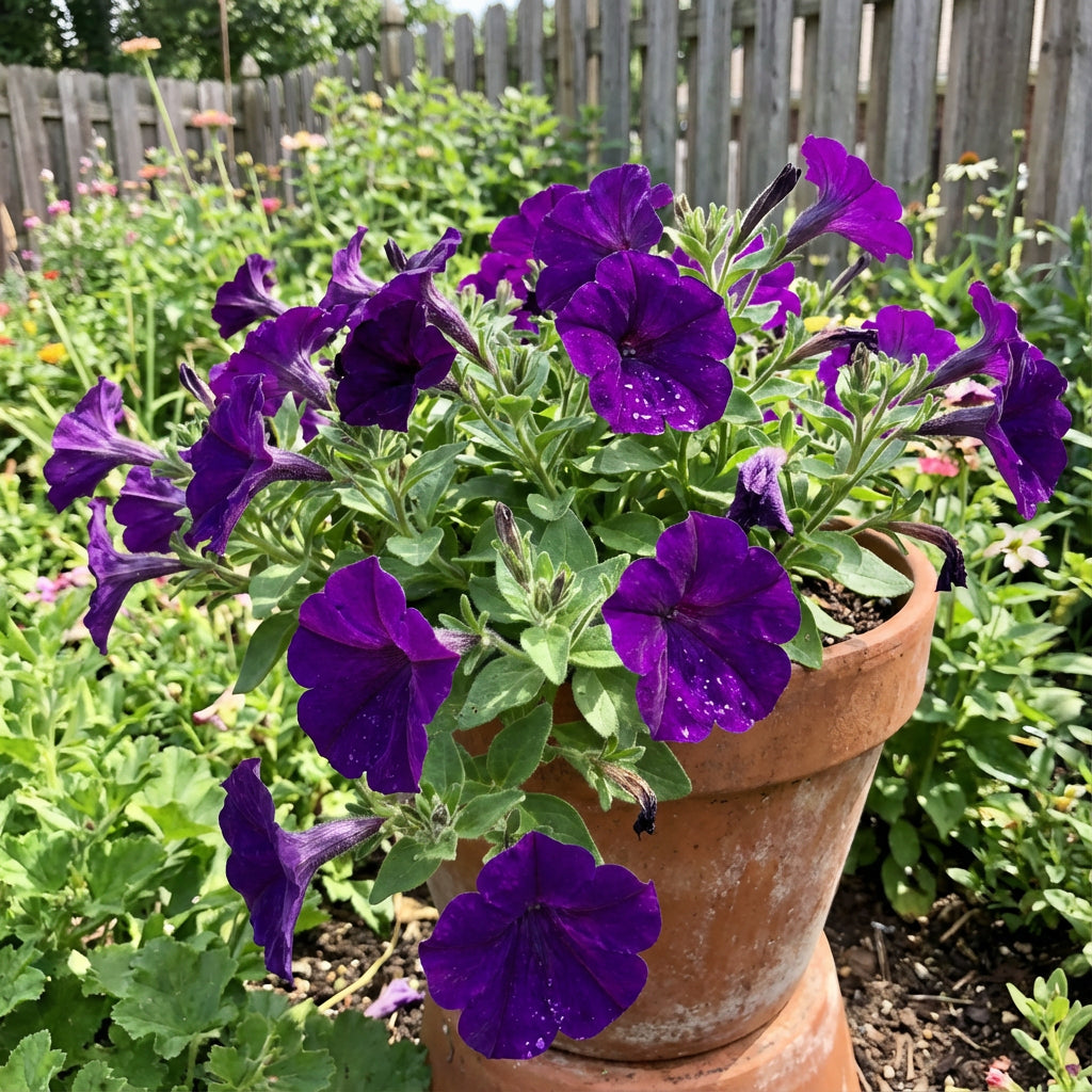 Purple Petunia Flower Seeds for Planting - Vibrant Annual Blooms