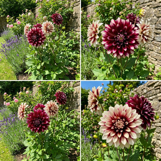 Two Color Dahlia Flower Seeds for Vibrant Garden Planting