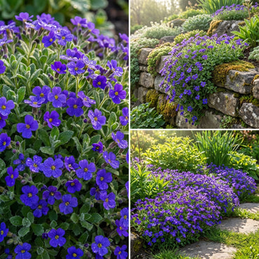 Graines d'Aubriète Bleu Foncé pour Planter de Belles Floraisons