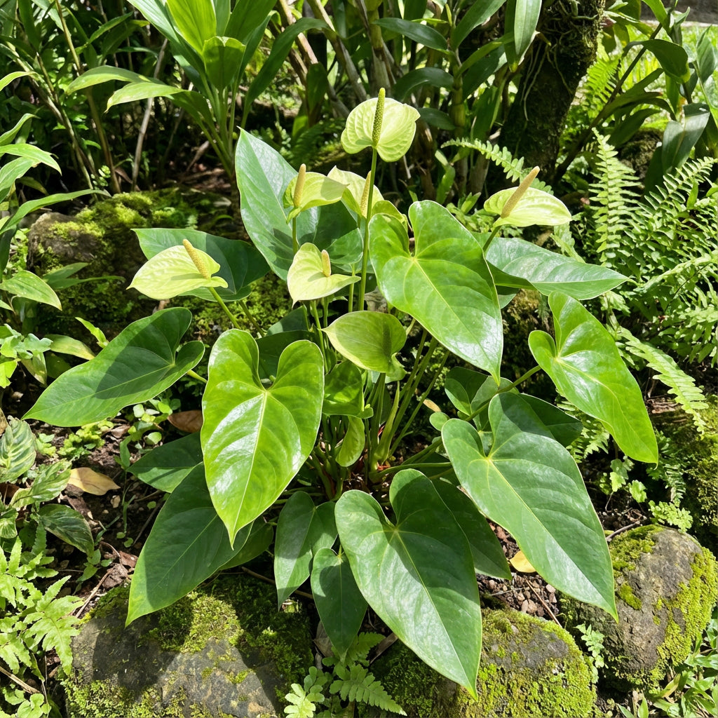Green Anthurium Flower Seeds for Planting - Exotic Perennial Blooms