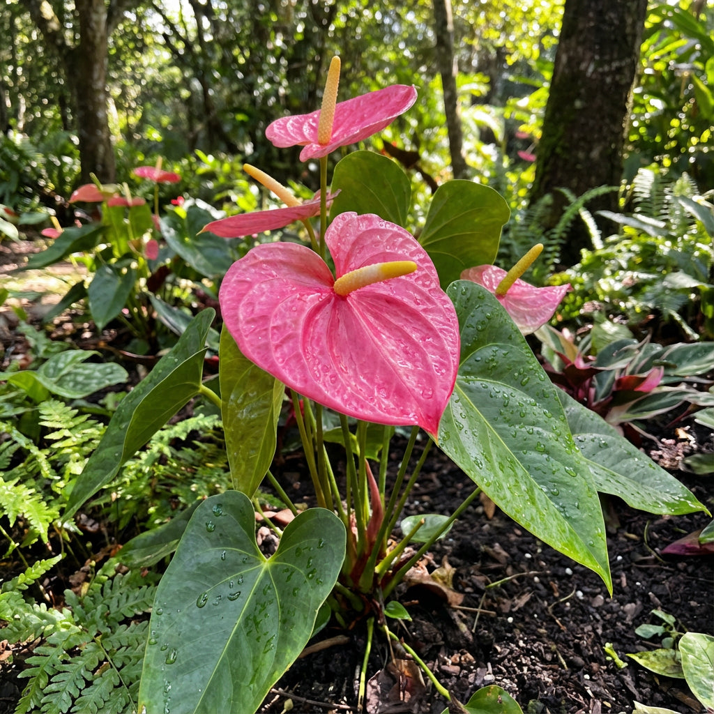 Plant Pink Anthurium Seeds - Exotic Flower Seeds for Lush Growth