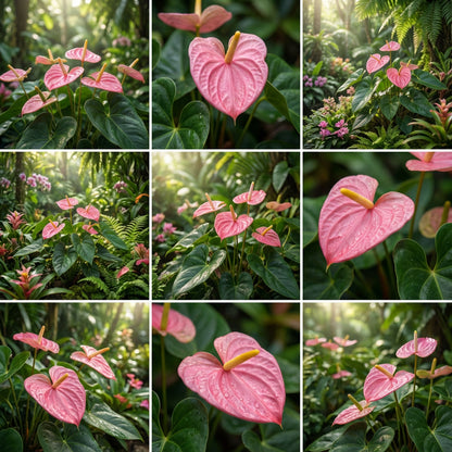Plant Pink Anthurium Seeds - Exotic Flower Seeds for Lush Growth
