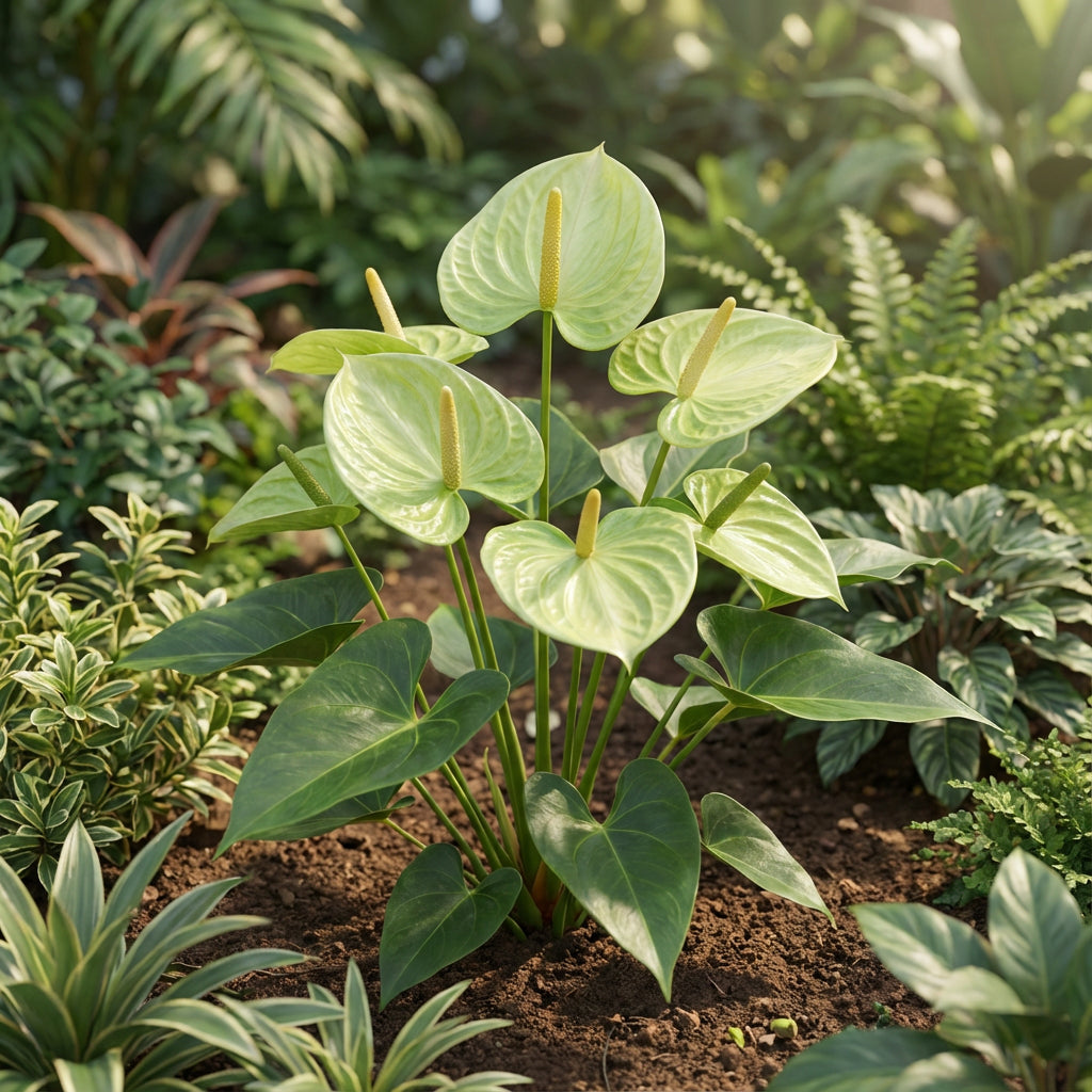 Pista Green Anthurium Flower Seeds for Planting - Embrace Exotic Beauty