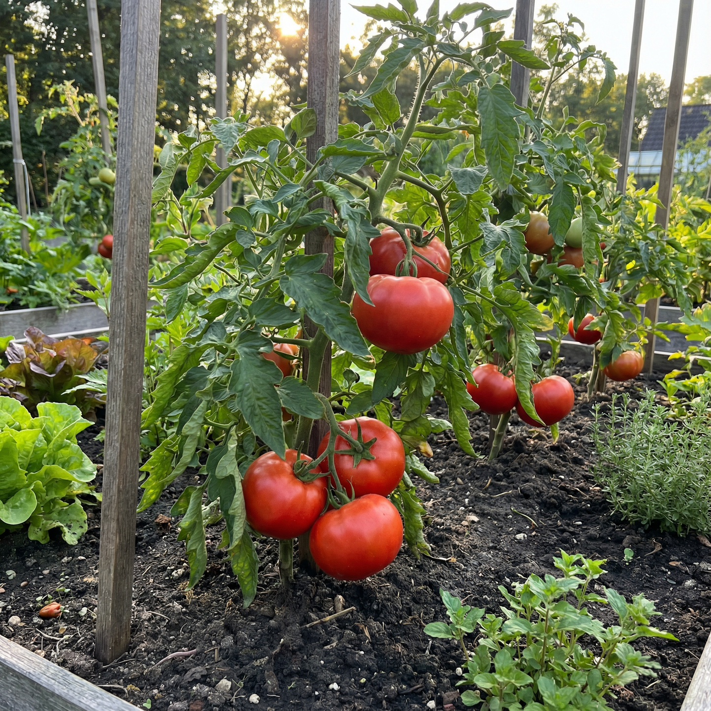 Big Tomato Solanum lycopersicum Vegetable Seeds for Planting in Vegetable Patch and Garden