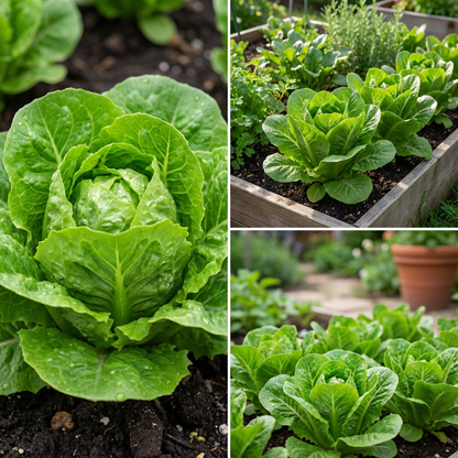 Romaine Lettuce Lactuca sativa Seeds for Planting in Vegetable Patch and Kitchen Garden