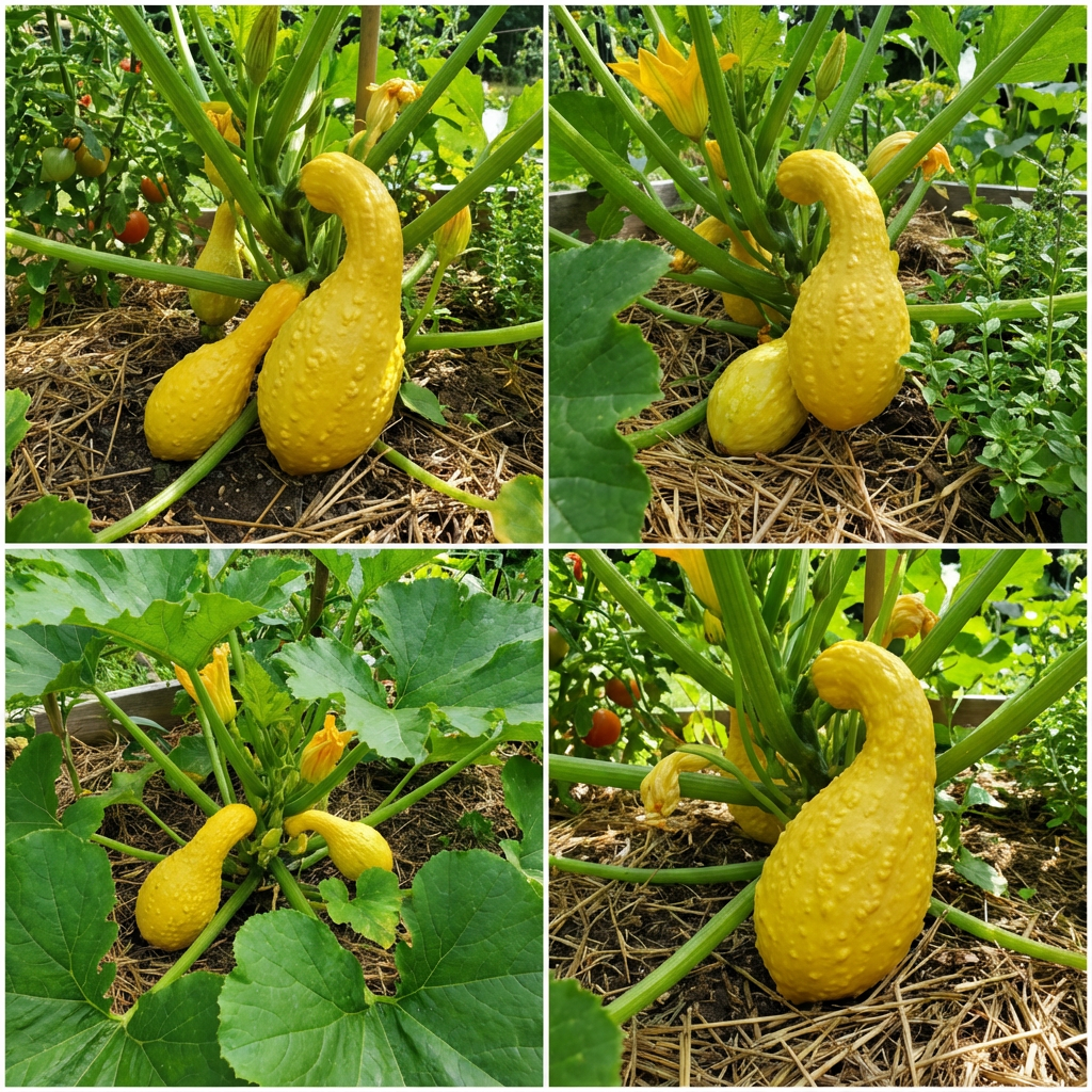 Summer Crookneck Yellow Squash Seeds for Planting