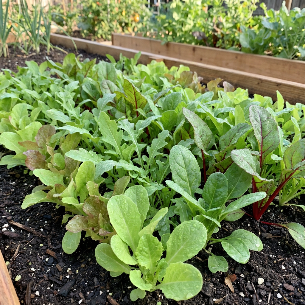 Mixed Salad Greens Vegetable Seeds for Planting