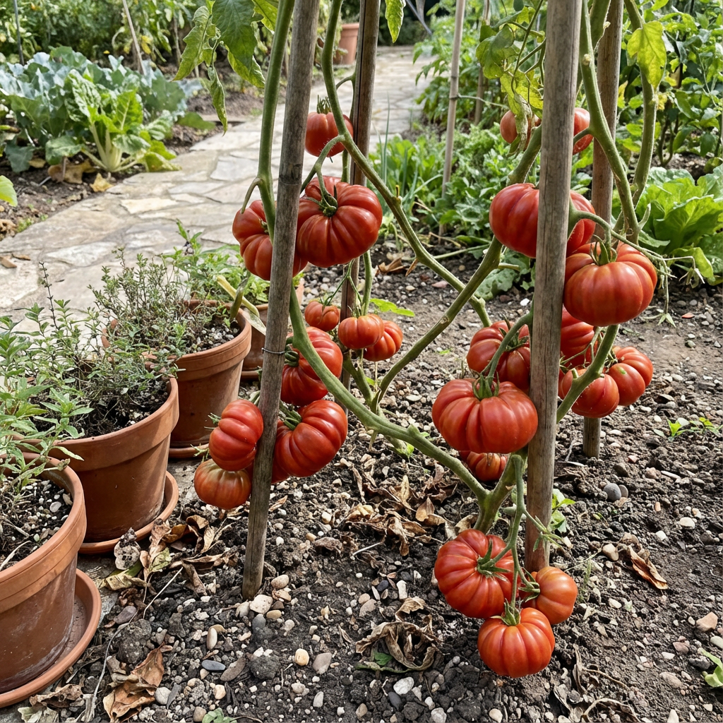 Spanish Tomato Seeds for Planting Solanum Lycopersicum urban garden vegetable bed